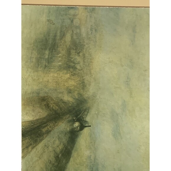 Rain, Steam and Speed, 1844 by Joseph Turner  Art printed Matted Framed - Picture 5 of 14